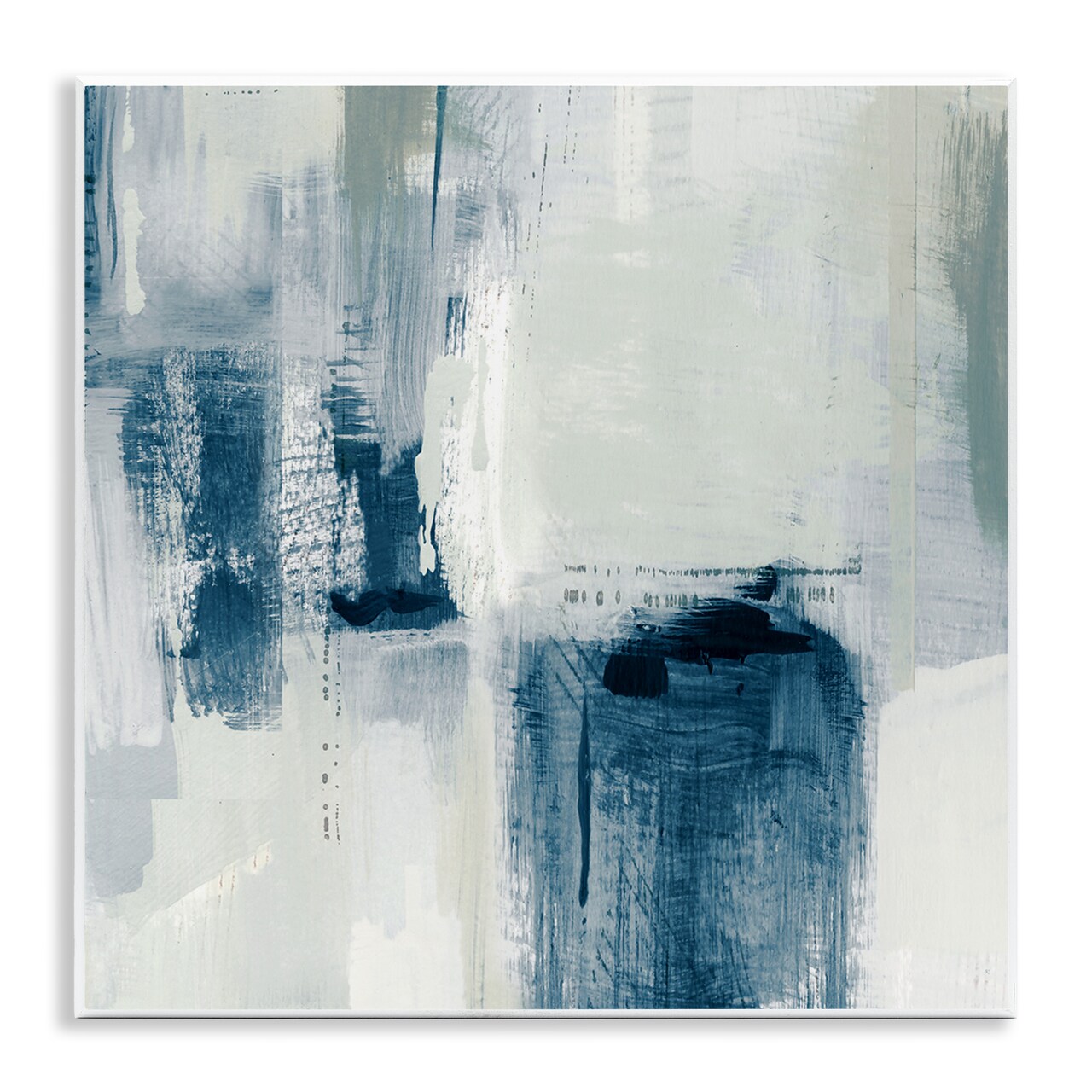 Stupell Industries Brushed Blue & Grey Tones Wall Plaque By Susan Jill